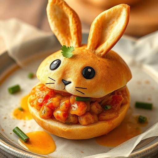 Bunny Chow dish presentation